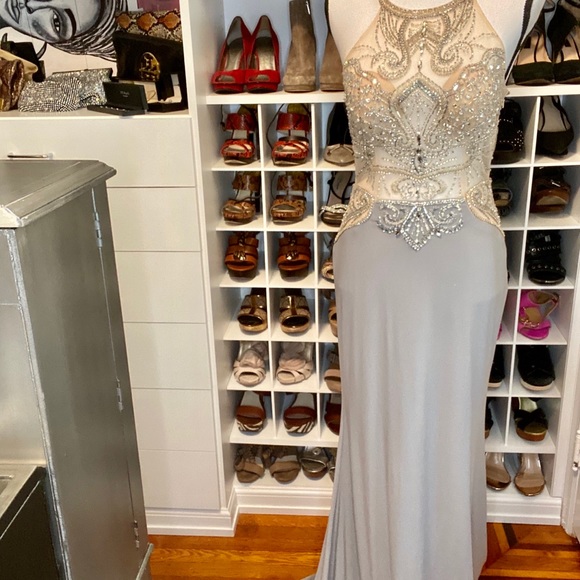 SHAIL K. A Kimi K Inc. Brand long beaded top gown - Picture 13 of 14